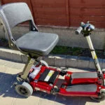 Red Luggie Folding Mobility Boot Scooter - Image 7