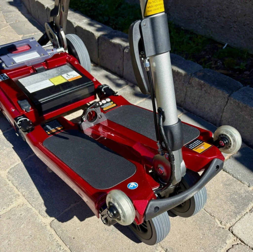 Red Luggie Folding Mobility Boot Scooter - Image 10