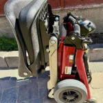 Red Luggie Folding Mobility Boot Scooter - Image 5