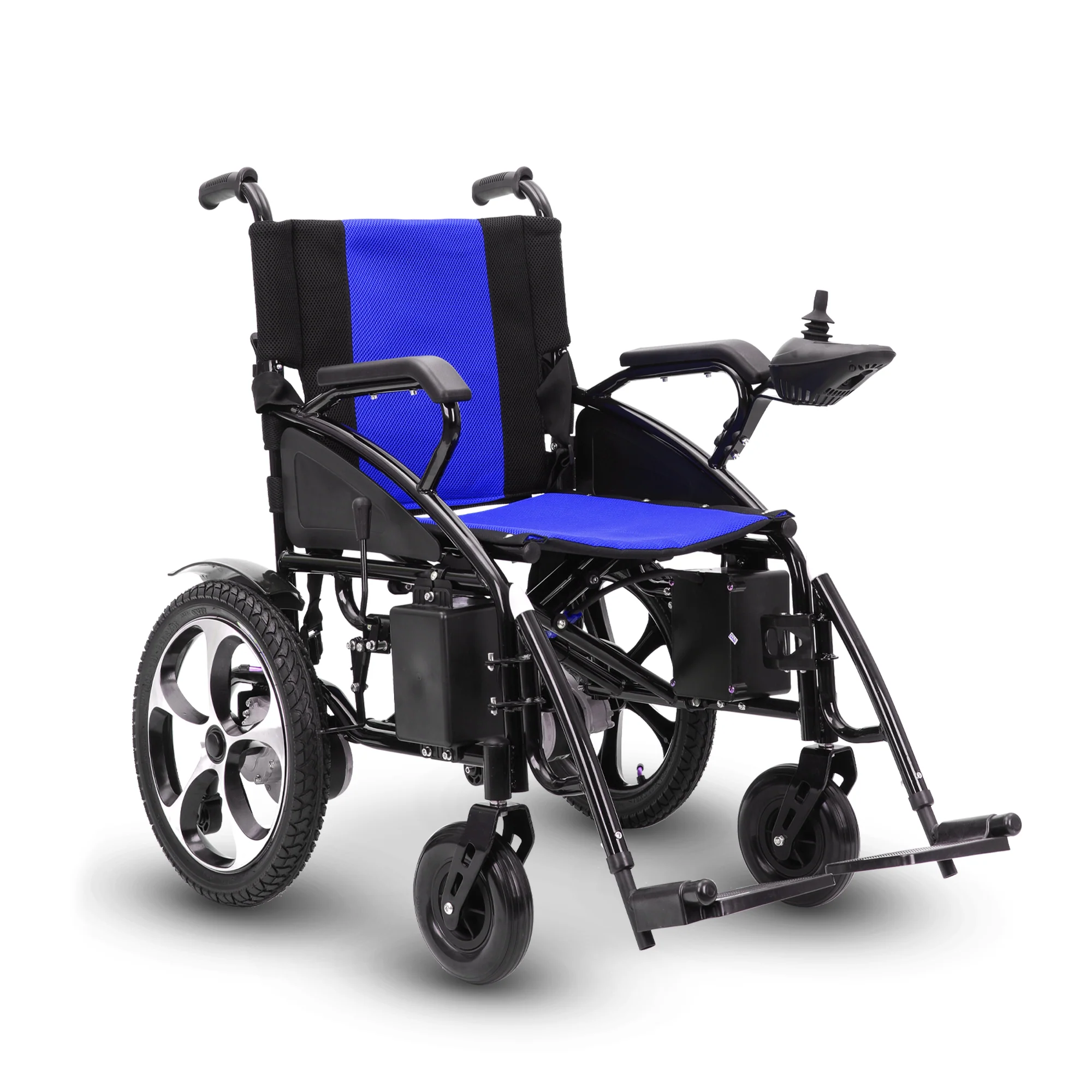 ARTEMIS (Blue) Folding Lightweight Electric Wheelchair