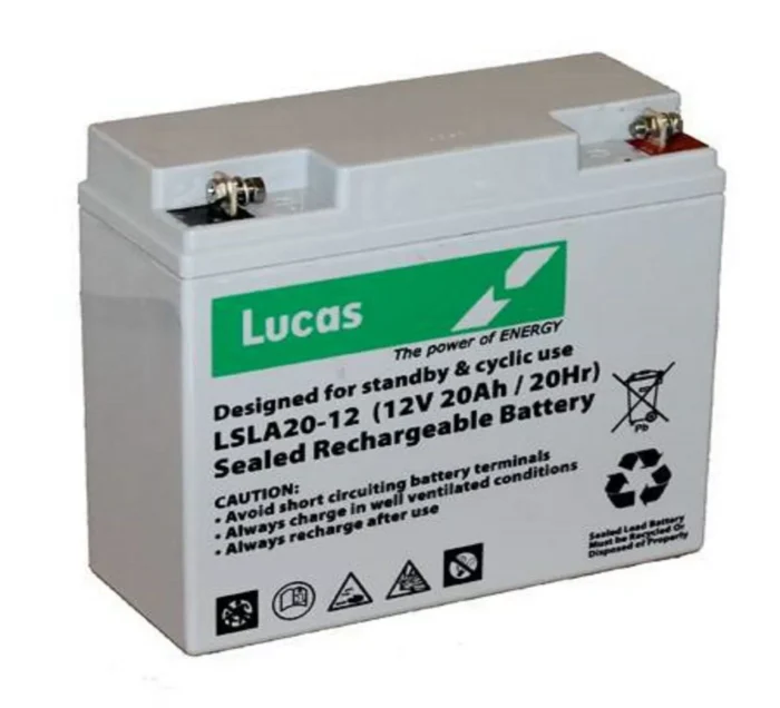 5 x Lucas 12V 20Ah AGM/GEL Mobility Scooter & Wheelchair Batteries