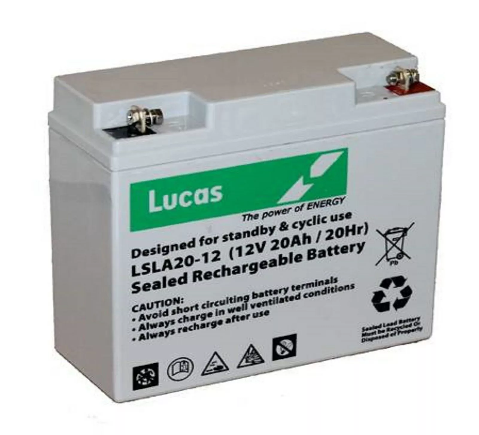 5 x Lucas 12V 20Ah AGM/GEL Mobility Scooter & Wheelchair Batteries