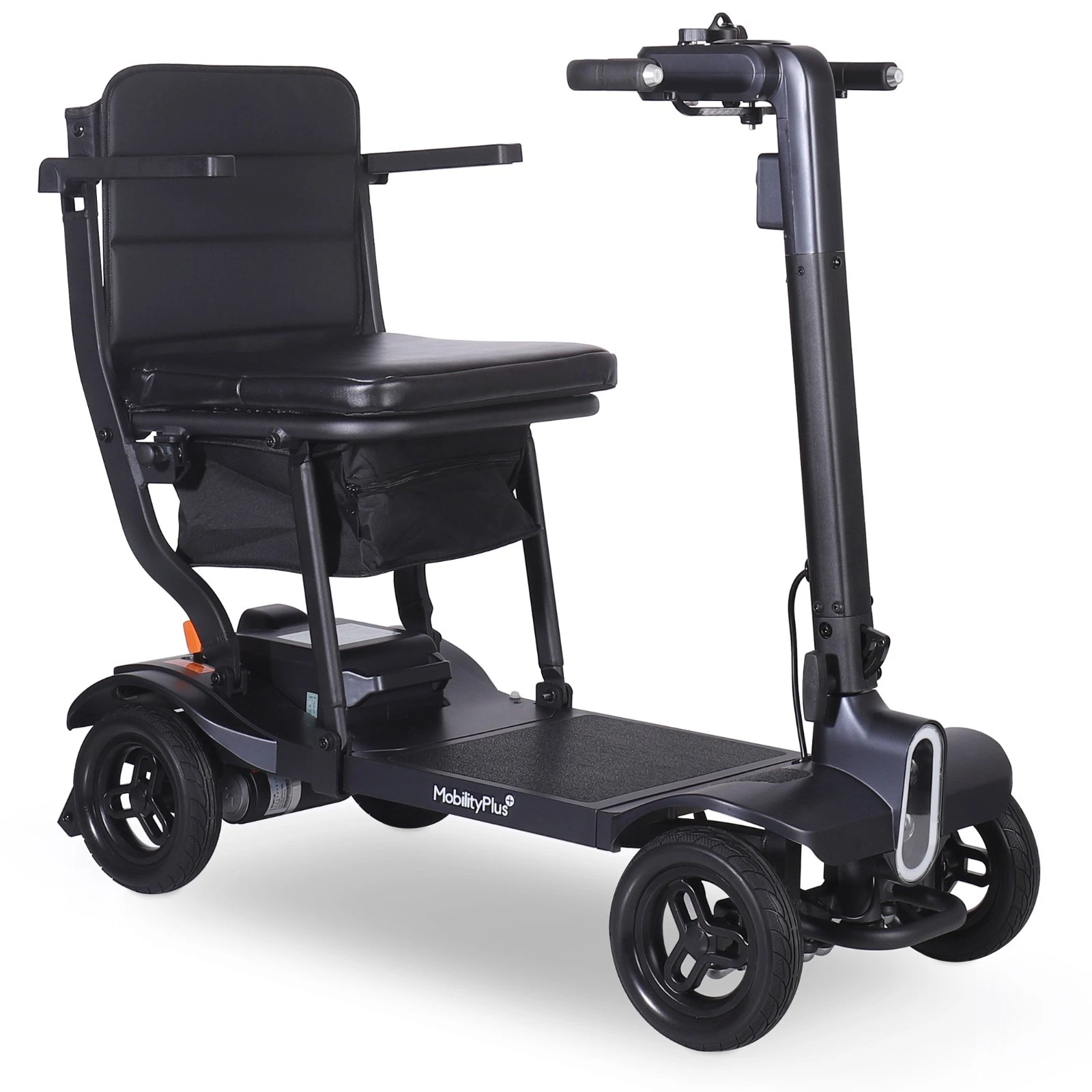 NEW MobilityPlus+ Nexus Lightweight Folding Mobility Scooter Portable - Black - Image 7