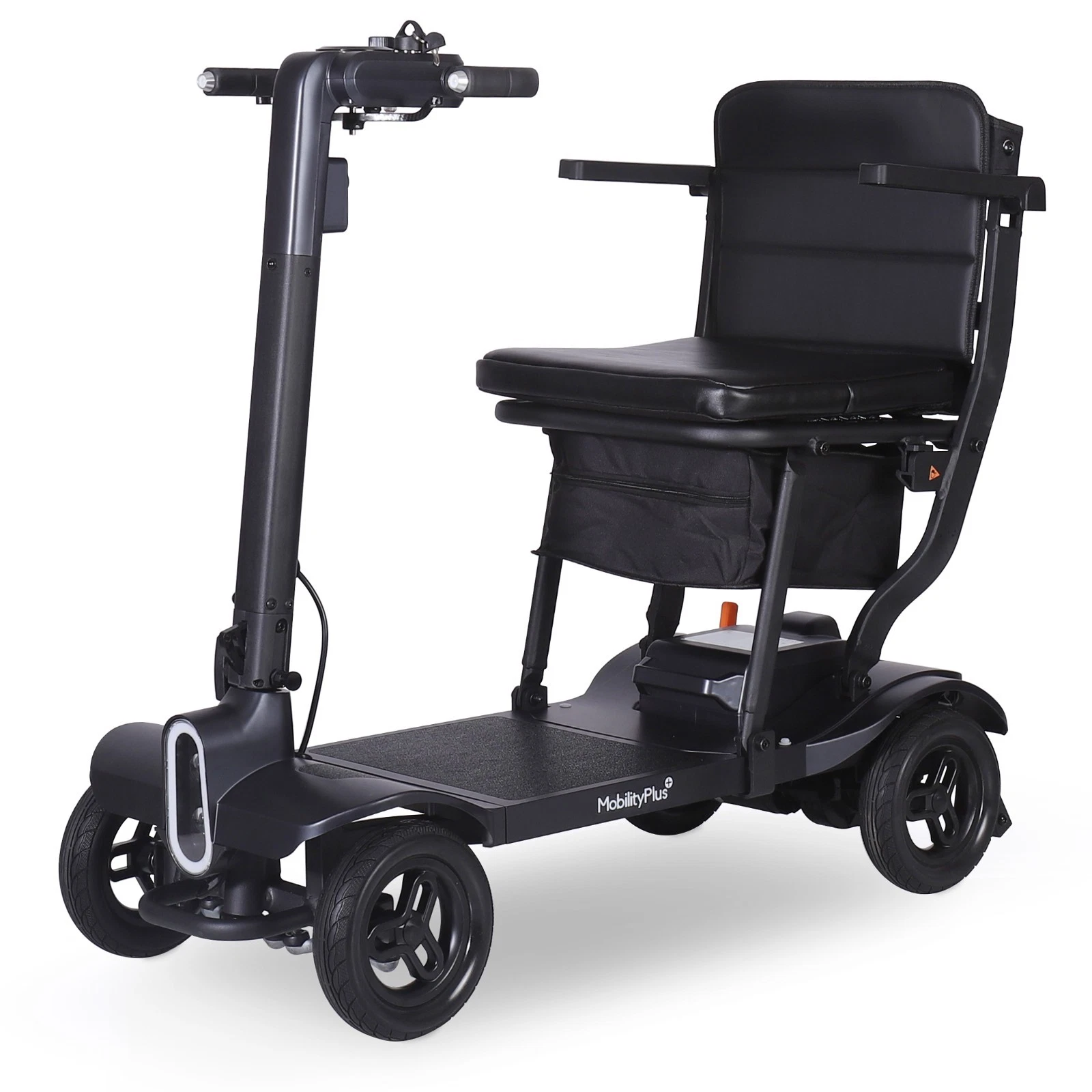 NEW MobilityPlus+ Nexus Lightweight Folding Mobility Scooter Portable - Black - Image 9