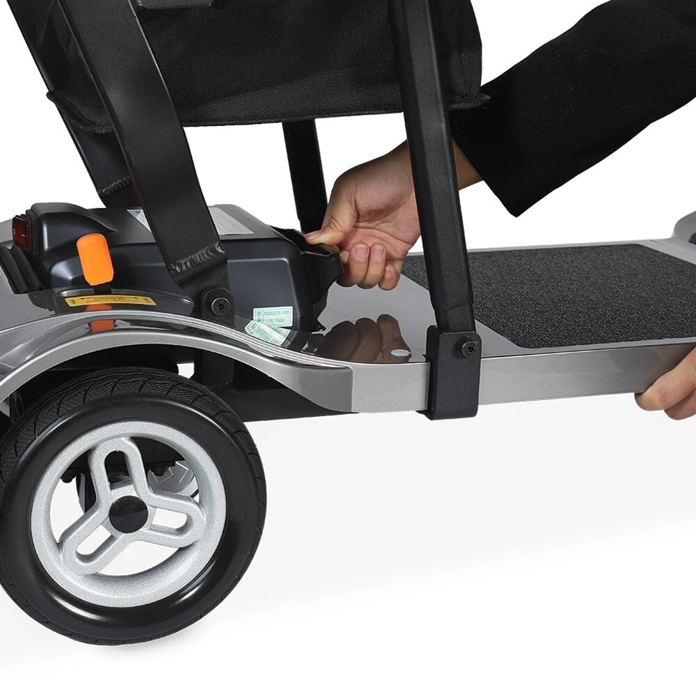 NEW MobilityPlus+ Nexus Lightweight Folding Mobility Scooter Portable - Black - Image 4